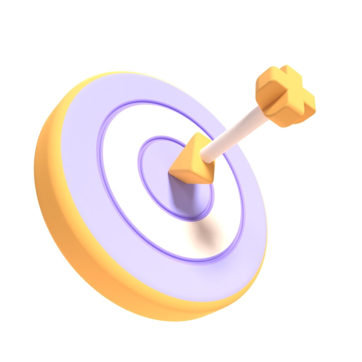 PSD 3d icon target