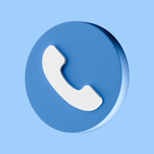 3d icon telephone