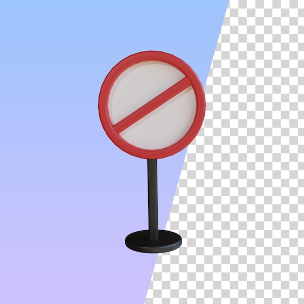 PSD 3d icon traffic