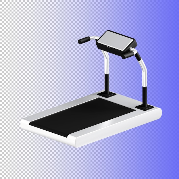 PSD 3d icon treadmill gym sports equipment
