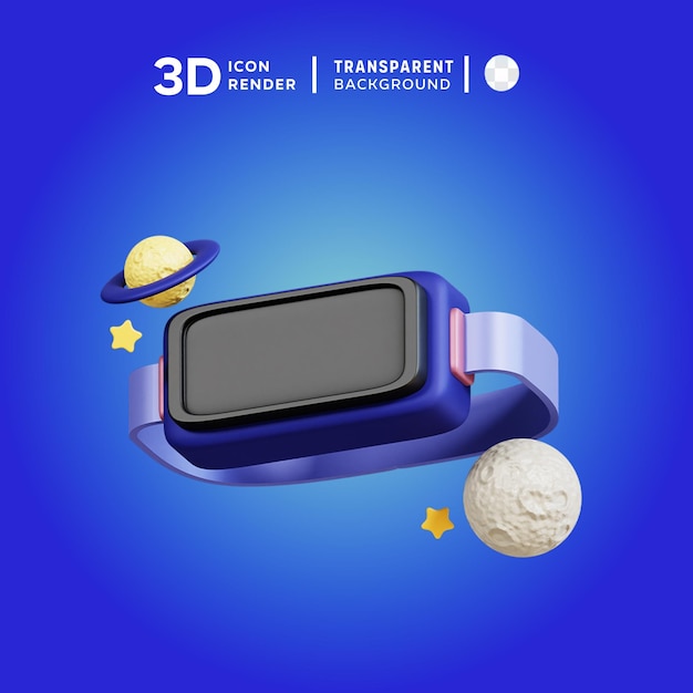 PSD 3d icon vr goggles illustration