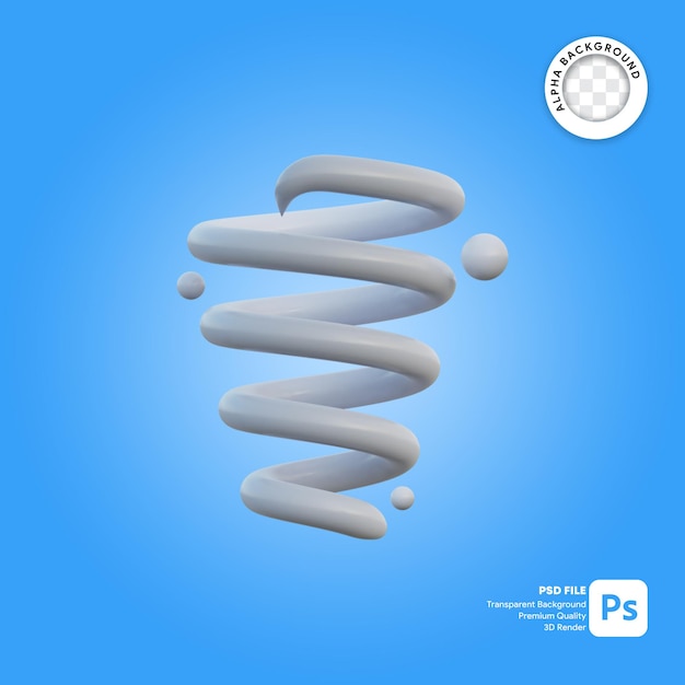 3d icon weather tornado