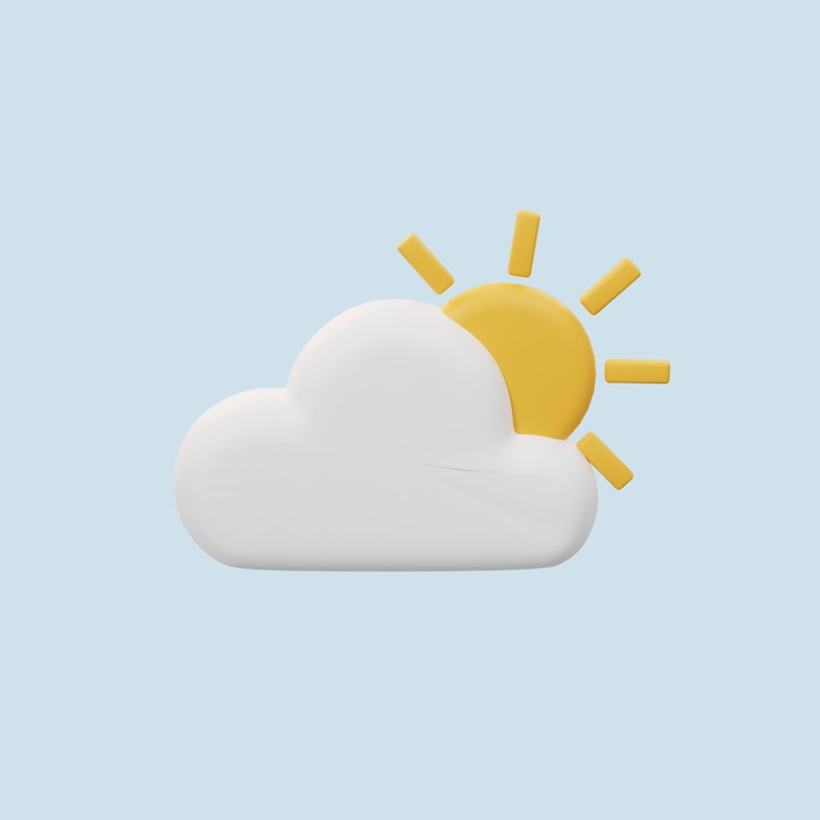 PSD 3d icon for weather