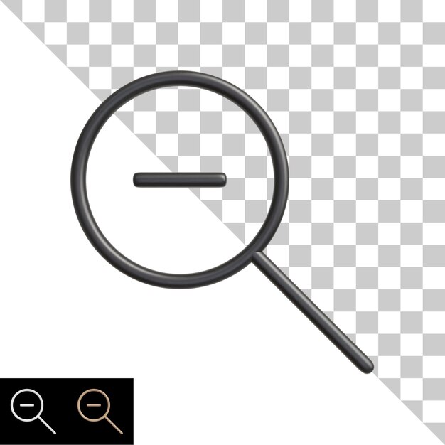 3D icon with variation