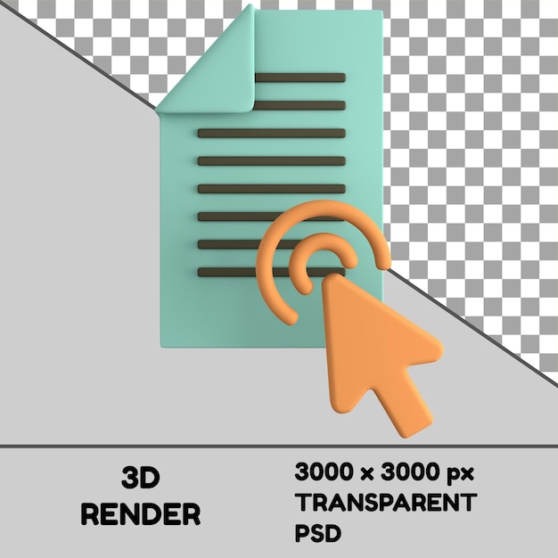 PSD 3d icon