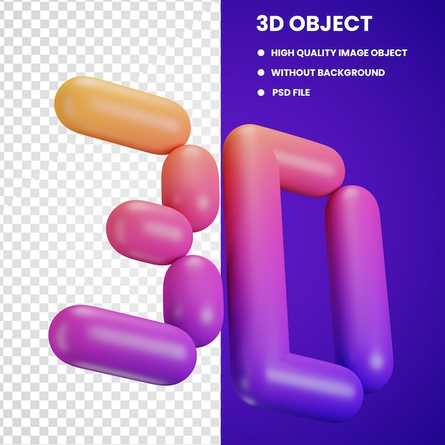 PSD 3d icon