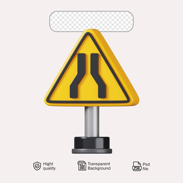 3D-icoon voor verkeersborden