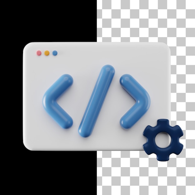 3D-ikon for computerudvikling