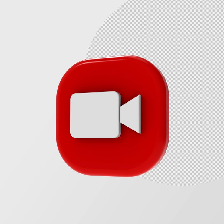 PSD 3d ikona kamery wideo