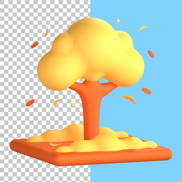 3D ikony przyrody i środowiska