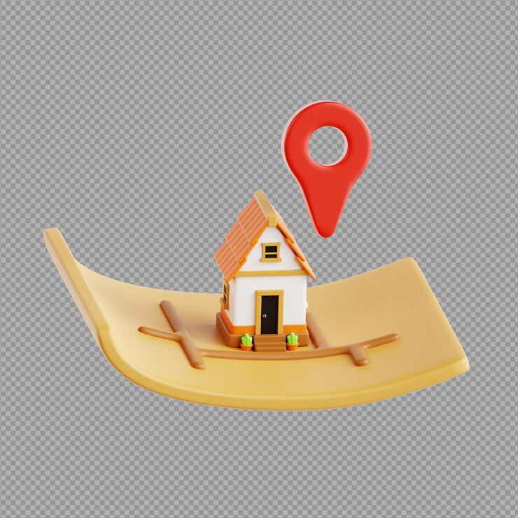 PSD 3d-illustrasjon av abstrakt design med transparent bakgrunn