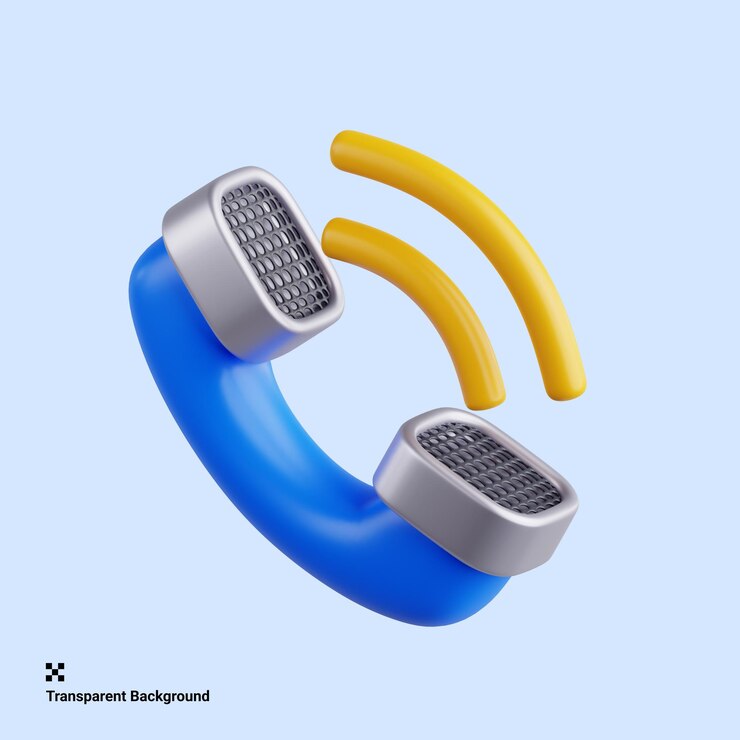 PSD 3d-illustrasjon av telefonsamtalesymbol
