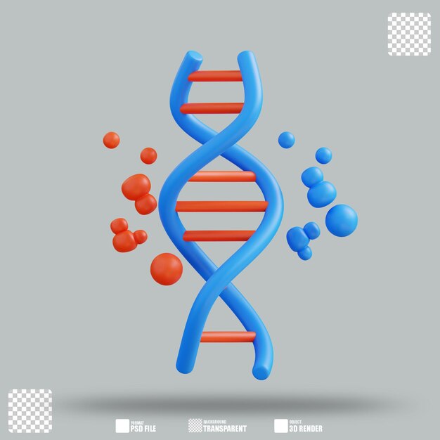 3d illustratie-dna 2