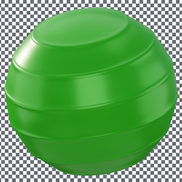 PSD 3d-illustratie fitball-object