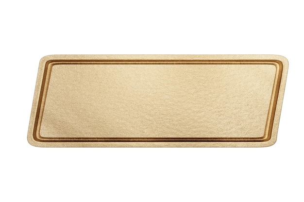 PSD 3d illustratie gouden glanzend elegant ovaal ontwerp voor lege embleem medaille en gradiënt lichteffect op plaat geïsoleerd op transparante achtergrond