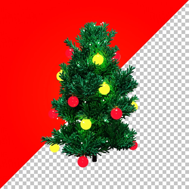 3d illustratie kerstboom