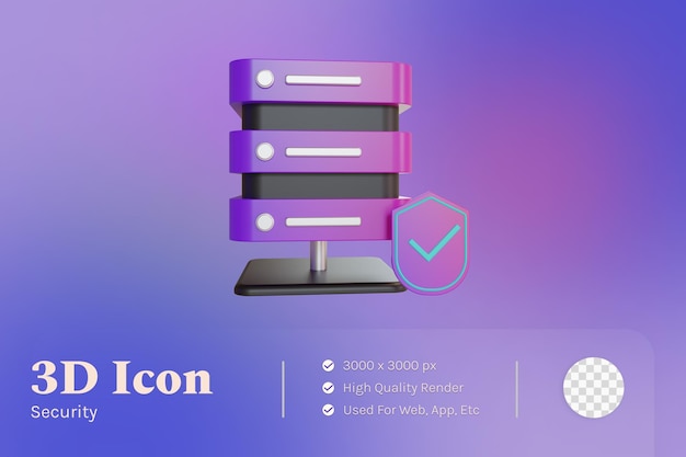 3d illustratie objectpictogram database