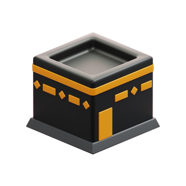 3d illustratie ramadan kareem kaaba