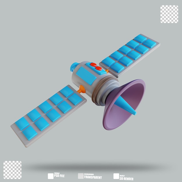 3D Illustratie Satelliet 2