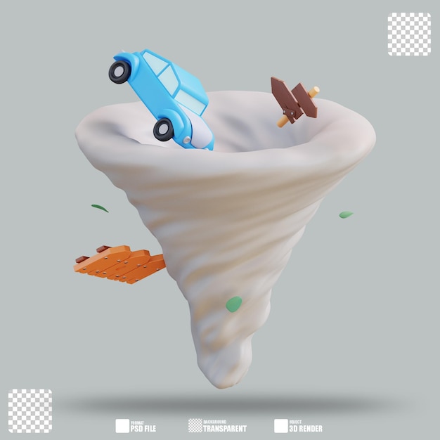 3d illustratie tornado 2