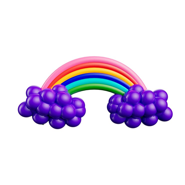 PSD 3d-illustratie van de lgbt-dag