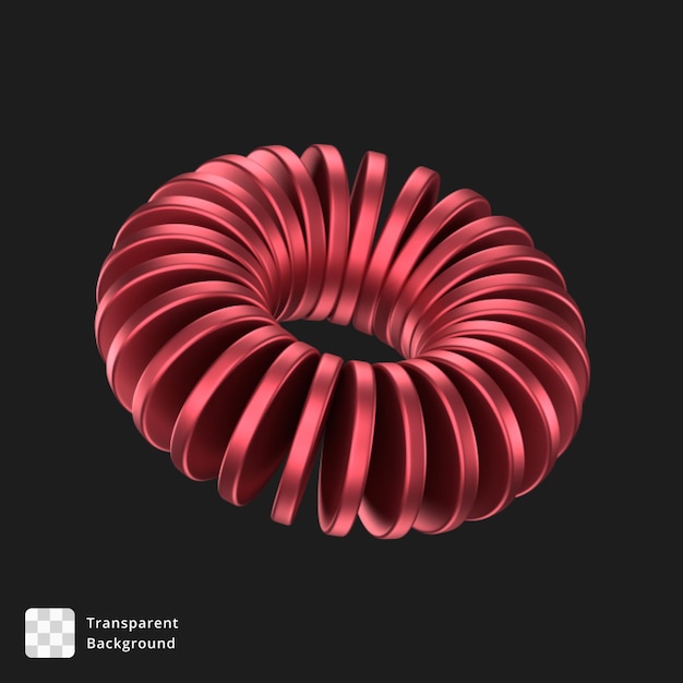 3d illustratie van een abstract object