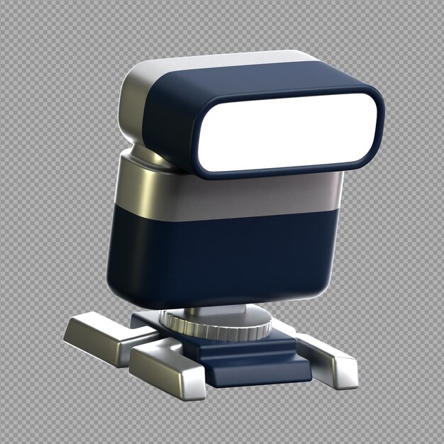 3d-illustratie van een apparaat of camera die wordt gebruikt voor het maken van opnames