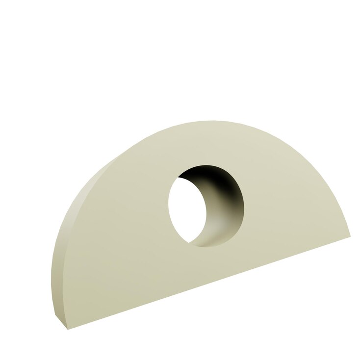 PSD 3d illustratie van een gatenvorm