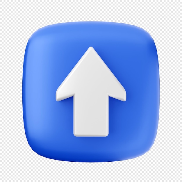 3d illustratie van het gebruikersinterfacepictogram geeft terug