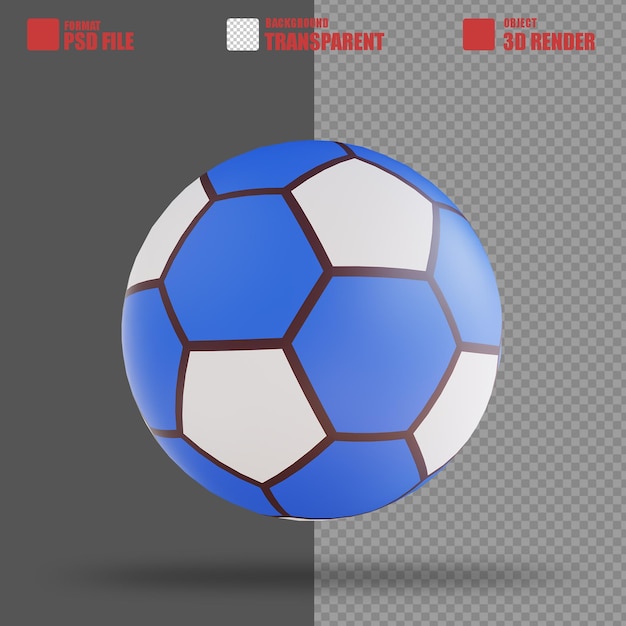 3D illustratie voetbal sport