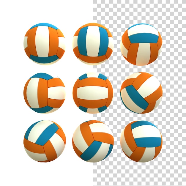 3d illustratie volleybal