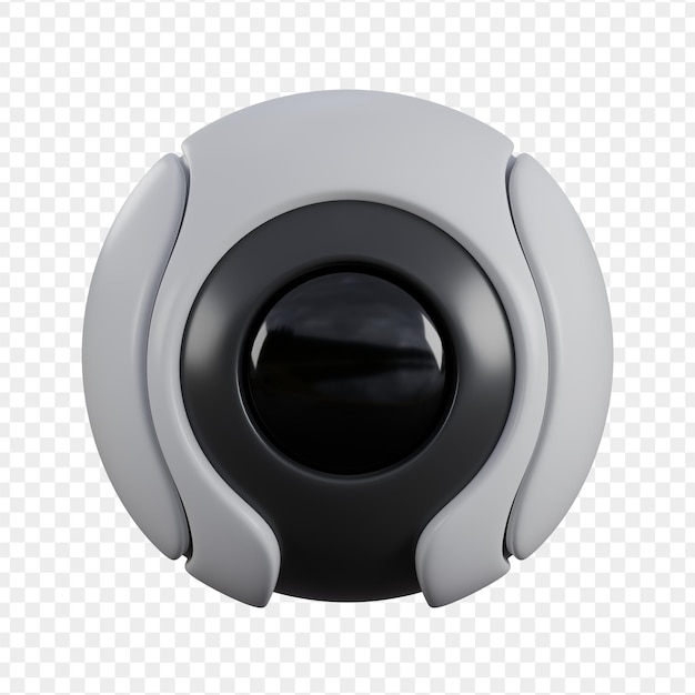 3d illustration of 360 camera