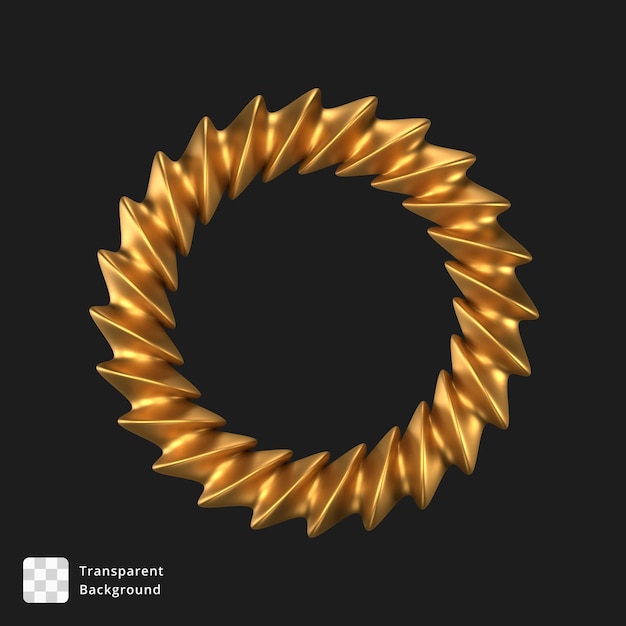 3d illustration of an abstract object