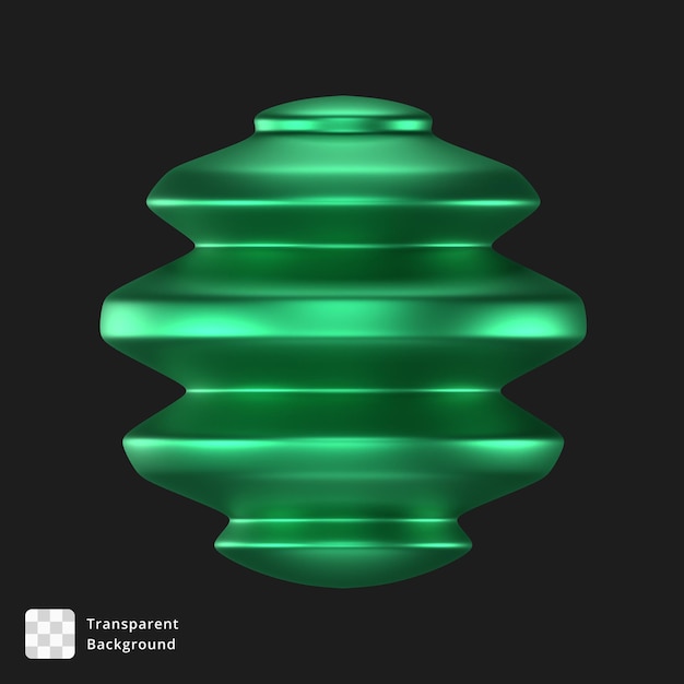 3d illustration of an abstract object