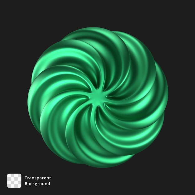 3d illustration of an abstract object