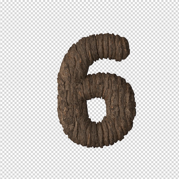 3D-illustration af abstrakt design med transparent baggrund