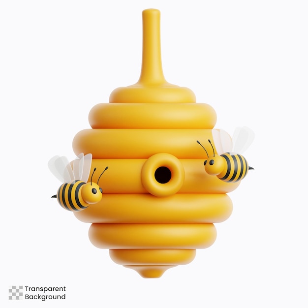3D-illustration af bikube