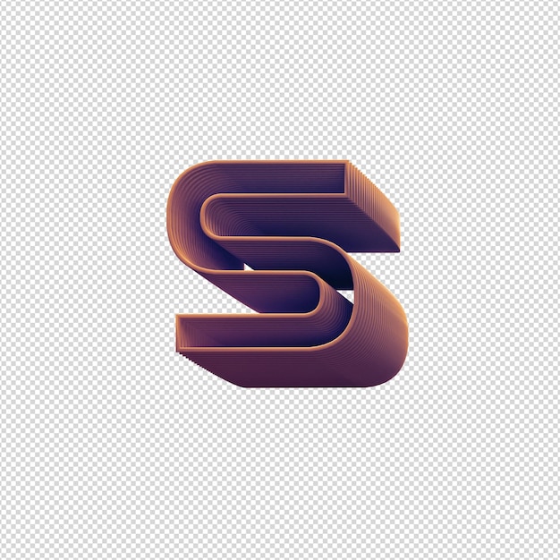 3d illustration of alphabets characters in disco style
