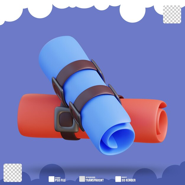 3d illustration of badroll 2