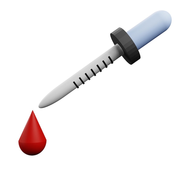 3d illustration of blood