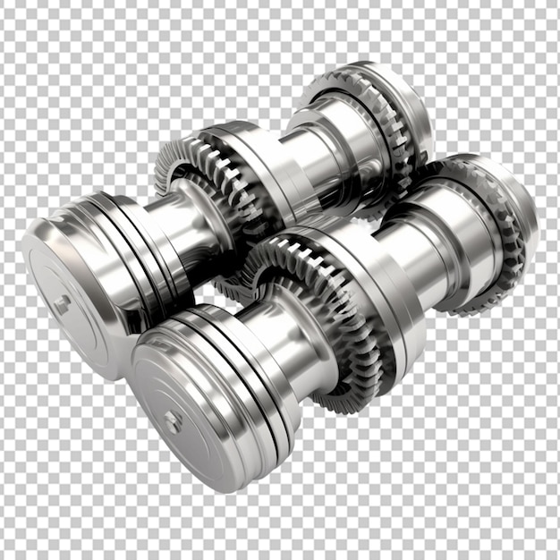 PSD 3d illustration of car engine components