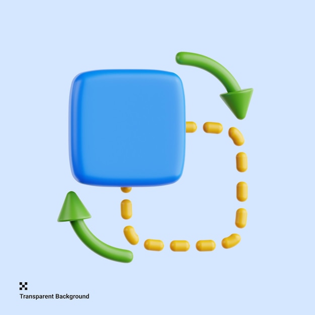 3d illustration of copy clipboard icon