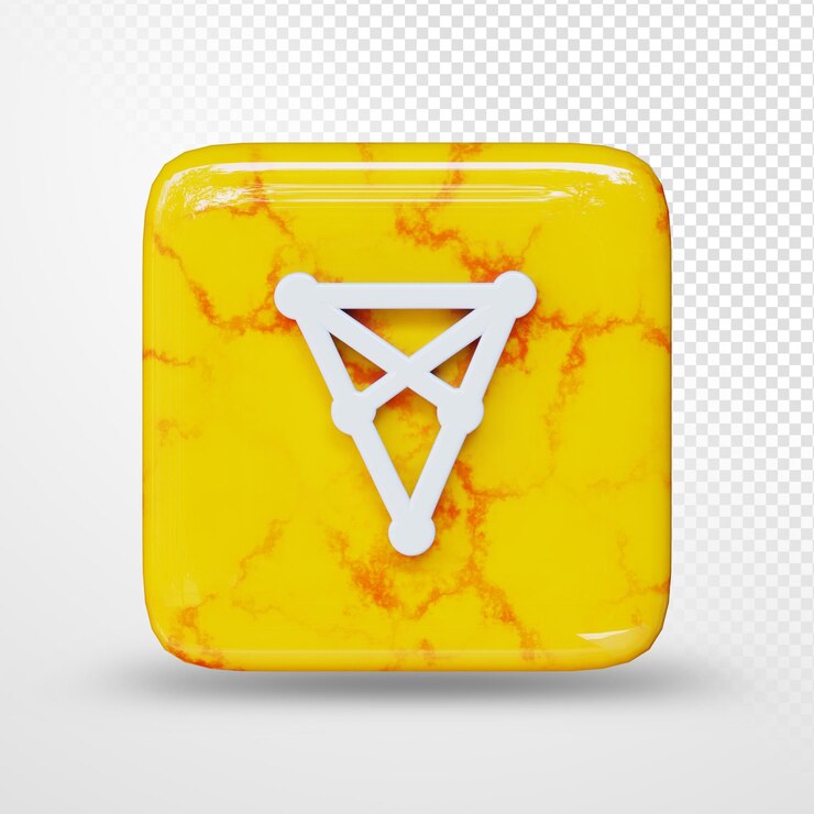 PSD 3d illustration of cryptocurrency symbol logo