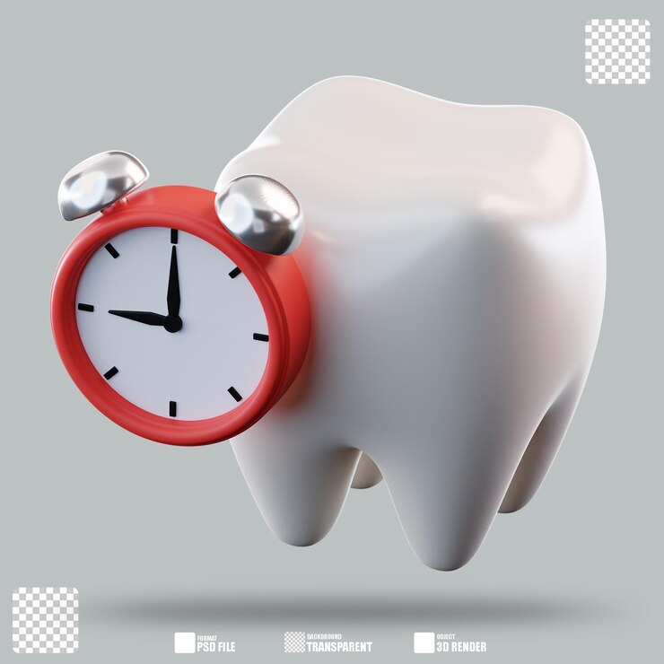 PSD 3d illustration dental examination 3
