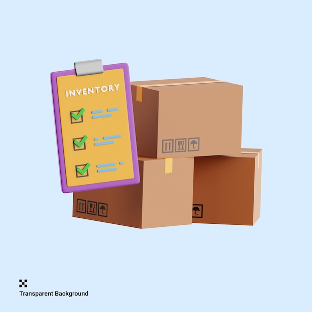 3D Illustration of Effective Inventory Management Strategies