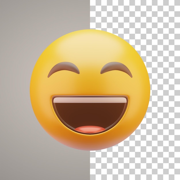 3d illustration emoticon