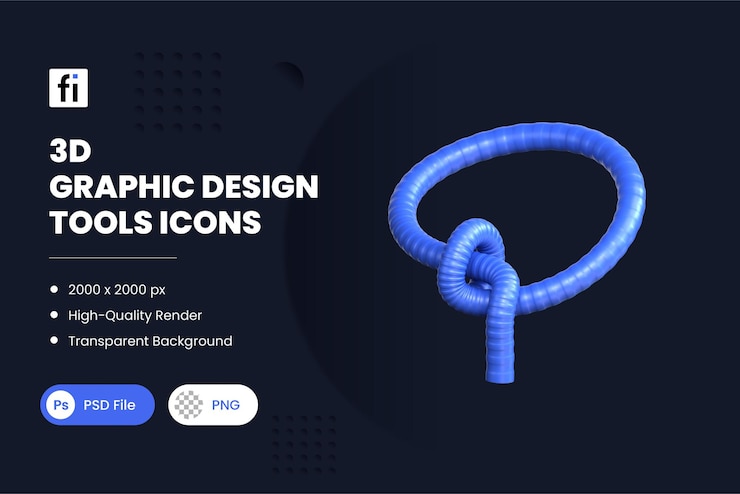 PSD 3d illustration graphic design lasso tool