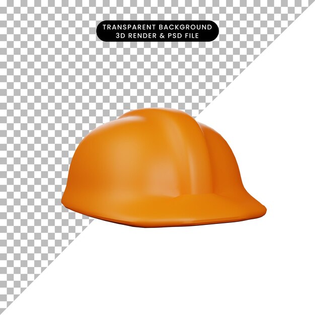 3d illustration icon of maintenance or under construction icon in 3d render