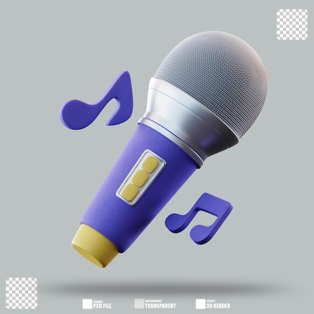 3D Illustration Karaoke 2