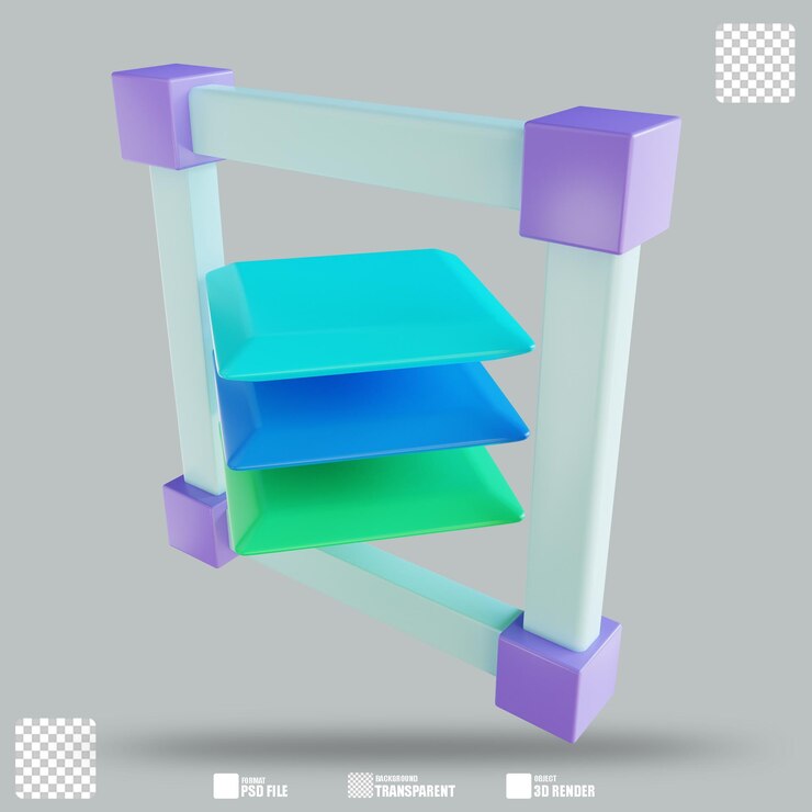 PSD 3d illustration layer 2